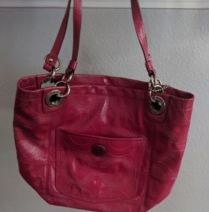 Pink Coach Purse